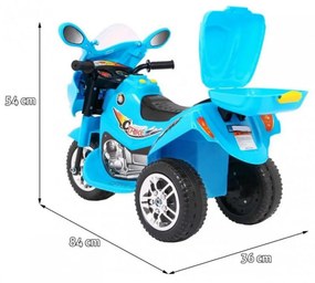 Motocicleta Electrica cu Acumulator Pentru Copii NOVOKIDS™ Moto Classico 88, 3-6 ani, Max 25 kg, Cu Melodii si Lumini, Trotineta Electrica, 3 Roti,