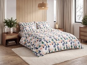Lenjerie de pat din bumbac WINTER VILLAGE colorata Dimensiune lenjerie de pat: 2 buc 70 x 90 cm | 200 x 220 cm