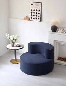 Fotoliu rotund din spumă cu memorie HD – design premium și confort absolut (Culoare: Verde)