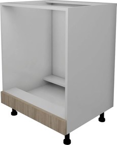 Corp Cuptor Lecce, Stejar Sonoma/Alb, 60 x 50 x 80 cm