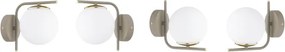 Brilagi - Aplică de perete MILO ECRU 1xE27/60W/230V bej/auriu
