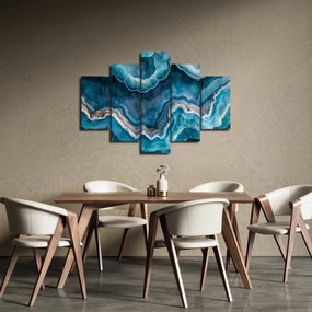 Tablou - Detaliu de acvamarin (150x105 cm)