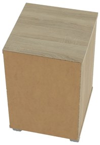 Dulăpior de birou cu cheie, stejar sonoma/alb, JOHAN 2 NEW 12