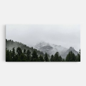 Tablou Canvas, 60x120cm, Dormitor si Living, Peisaje, Paduri, Foggy Mountain Forest