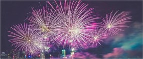 Tablou cu artificii (120x50 cm)