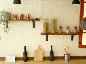 Set rafturi de perete din lemn, seria A-620, Homs, 30300