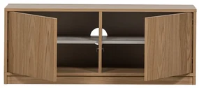 Set TV în culoare naturală cu aspect de lemn de stejar 264x88 cm Modulair – vtwonen
