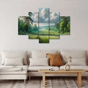 Tablou - Peisaj verde (150x105 cm)