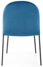 Scaun de bucaterie Ulric, albastru/negru