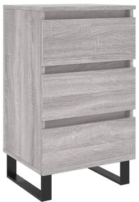 826952 vidaXL Noptieră, gri sonoma, 40x35x69 cm, lemn compozit