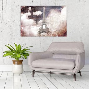 Tablou - Turnul Eiffel, Paris, Franța (90x60 cm)