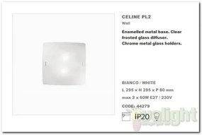 Aplica de perete,Plafonier dim. 29,5x29,5cm CELINE PL2 044279
