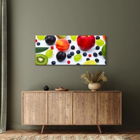 Tablou - fructe cu picături de apă (120x50 cm)
