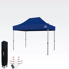 Cort pavilion pliabil 2x3m - fara 3 pereti - Albastru