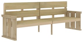Set mobilier de gradina, 3 piese, lemn de pin tratat