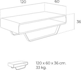 Masuta eleganta design deosebit Renita AC-136-A