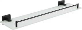 Mexen Rufo raft de perete din sticlă, negru - 7050937-70