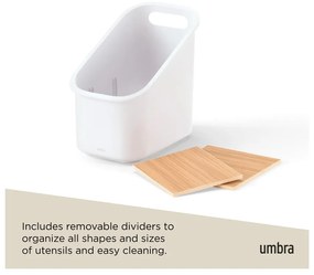 Suport pentru ustensile de bucătărie din plastic reciclat Bellwood – Umbra