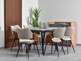 Scaun Rolf K (nuc + negru). 1111254