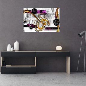 Tablou abstracției (90x60 cm)