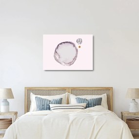 Tablou pe sticlă - Minimalism violet N⁰4 (70x50 cm)