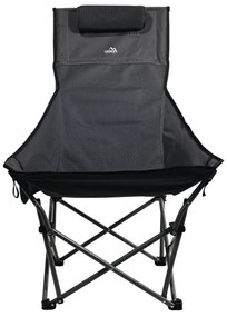Cattara 13467 Scaun pliant de camping Merit Foldi, negru