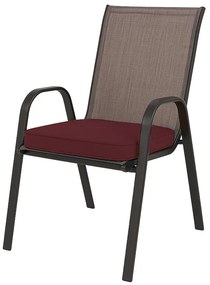 Perna de scaun pentru exterior VIREON 44x45 cm, bordo