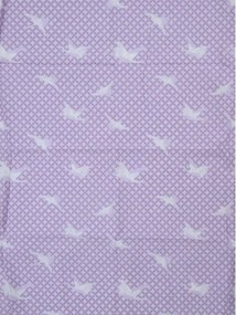 Lenjerie de pat din bumbac LILAC MEADOW mov Dimensiune lenjerie de pat: 70 x 80 cm | 140 x 200 cm