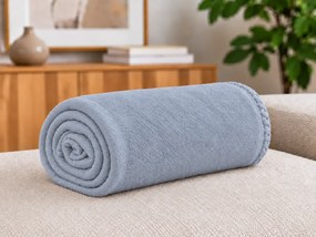 Patura fleece FLEORA, siva Dimensiune: 180 x 200 cm