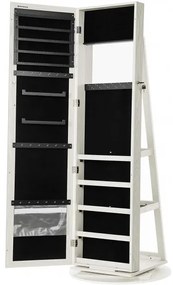 Dulap depozitare bijuterii cu oglinda 10, 38 x 38 x 161 cm