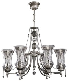 Candelabru 6 brate realizat manual Nico