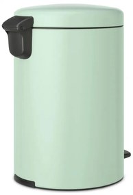 Cos de gunoi cu pedala Brabantia NewIcon 1008847, 20 L, Inchidere lina, Baza antiderapanta, Verde deschis