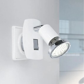 Eglo 902365 - Lampă LED MINI pentru priză, 1xGU10/2,8W/230V, albă