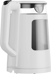 Ceainic electric AENO EK6 AEK0006, 2200 W, 1,7 l, 40-100 °C, STRIX, LED, perete dublu, filtru, bază rotativă la 360°, alb
