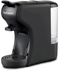 Espressor cu capsule Techwood TCA-196N, Dolce Gusto si Nespresso, 19 bar, 1450W, Negru