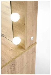 Masă de toaletă Hollywood XL, stejar artisan