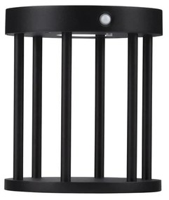 Mini Stalp LED solar iluminat exterior cu senzor de miscare IP65 AIGO H-18cm