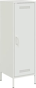 vidaXL Dulap înalt, alb, 36x39x113 cm, oțel