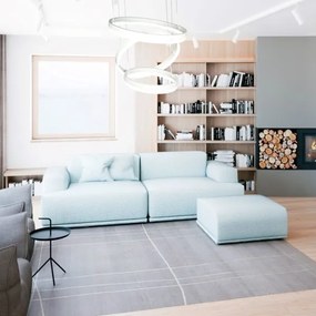 Lustră LED dimabilă pe cablu LED/86W/230V 3000K alb