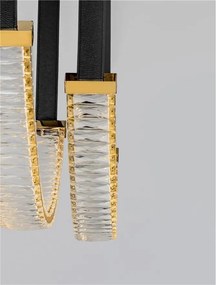 Lustra LED suspendata design elegant LAZURA