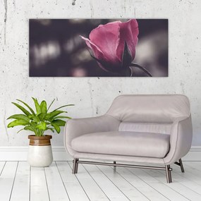 Tablou - Detaliu florii de trandafir (120x50 cm)