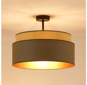 Brilagi - Plafonieră OREGON VEGE 1xE27/15W/230V, Ø 45 cm, gri