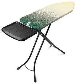 Masа de cаlcat Brabantia C 1008897, 124x45 cm, 7 pozitii de reglare, Suport generator de aburi, Galben/Verde