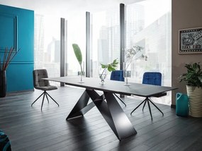 Masa extensibila Westin I negru/negru mat L160-240 cm