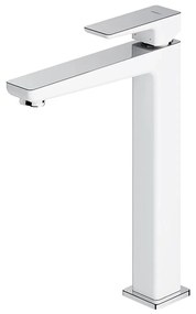 Baterie de lavoar OMNIRES PM7412CRB PARMA 27,3 cm alb/crom lucios