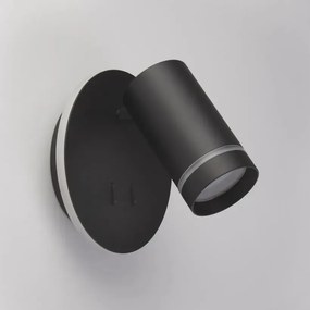 Aplica ambientala cu spot directionabil Laser, negru