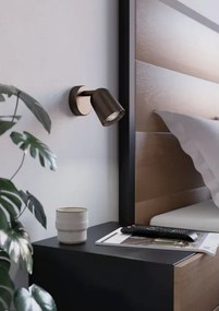 Eglo 901948 - Aplică spot de perete CAMALDOLI 1xGU10/5W/230V bronz