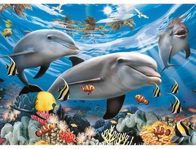 PUZZLE DELFINI ZAMBITORI, 60 PIESE - RAVENSBURGER (RVSPC09593)