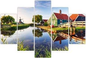 Tablou cu mori din Olanda (150x105 cm)