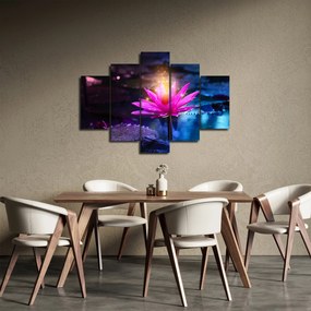Tablou cu lotus pe apă (150x105 cm)